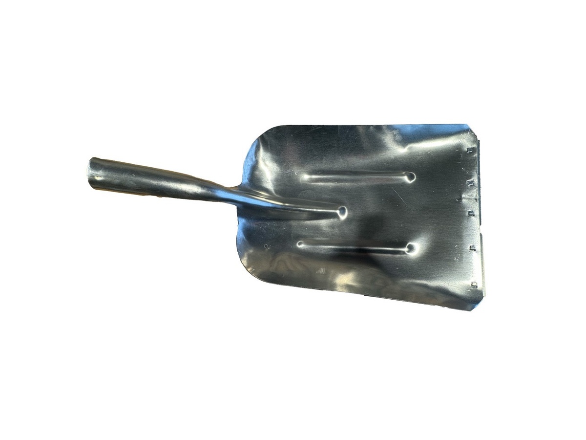 Aluminium grainscoop with replacable steel edge (head only)